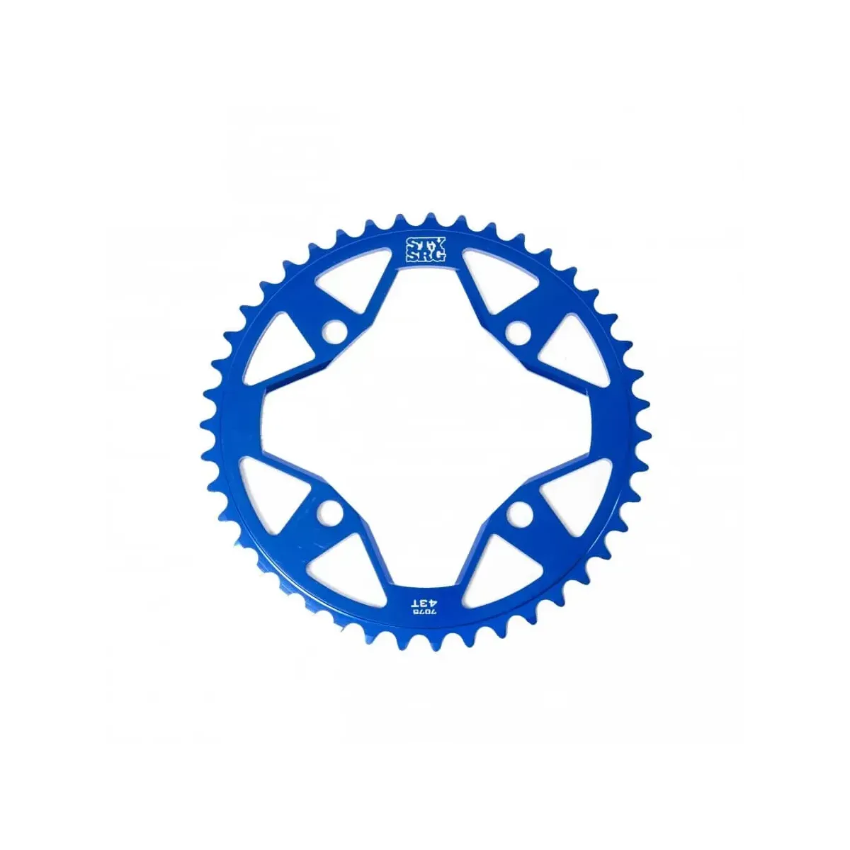 Stay Strong 7075 Alloy 4 Hole Chainring Blue